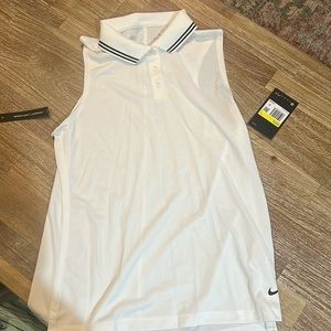 NWT Nike golf collared tank